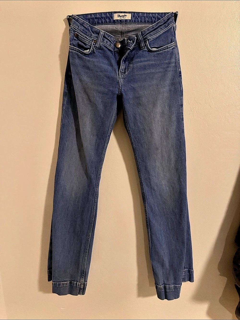 Wrangler Retro Skinny Jeans Blue Waist 32